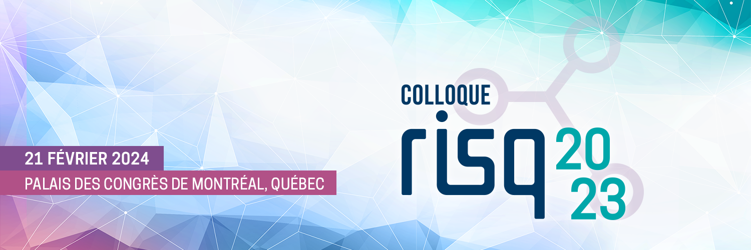 Visuel promotionnel du Colloque RISQ 2023-Nouvelle date 21 février 2024
